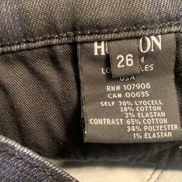 Hudson Womens Jeans Krista Vice Versa Super Skinny Laced Plaid Size 26 NWT - Picture 3 of 4